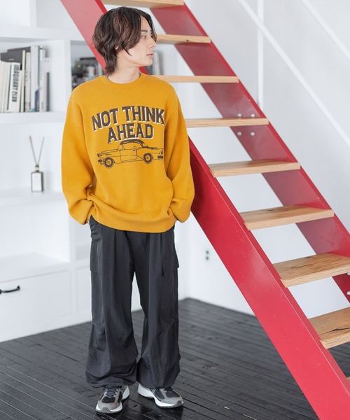 PBLIM（ページボーイリム）の「PAGEBOYLIM/クラシックカーニット（ニット/セーター・レディース・ブラック/グレー/マスタード・FREE）」の20枚目の写真