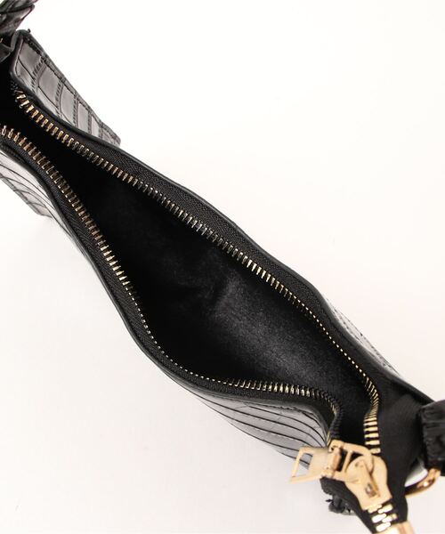 NiiNa(ニーナ)の「【NiiNa】ワンハンドルクロコバッグ(ハンドバッグ・レディース・ホワイト/ブラック/ピンク/グリーン/イエロー・FREE)」の7枚目の写真
