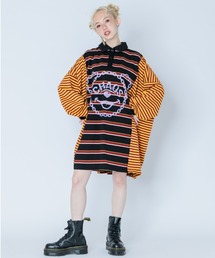 Candy Stripper | CHAOS BEAR BORDER POLO ワンピース(ワンピース)