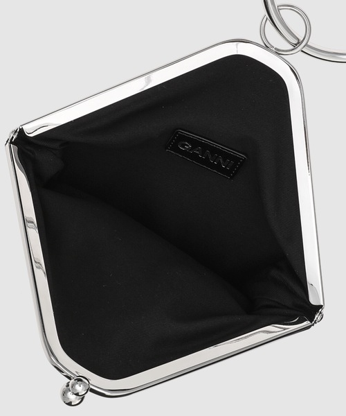 GANNI(ガニー)の「Diamond Bangle Clutch(ハンドバッグ・レディース・ブラック・ONE SIZE)」の4枚目の写真
