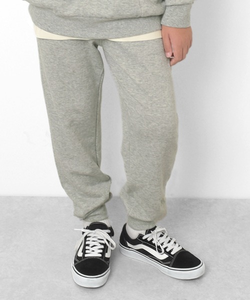 GLAZOS（グラソス）の「スウェットパンツ【セットアップ対応】（スウェットパンツ・キッズ・グレー/ライトベージュ/ブラック/カーキ・140cm/160cm/170cm/150cm）」の3枚目の写真