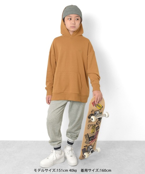 GLAZOS（グラソス）の「スウェットパンツ【セットアップ対応】（スウェットパンツ・キッズ・グレー/ライトベージュ/ブラック/カーキ・140cm/160cm/170cm/150cm）」の15枚目の写真