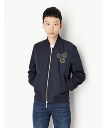 ARMANI EXCHANGE | 【A|X アルマーニ エクスチェンジ】スマイリーワールド　リバーシブルボンバージャケット(ブルゾン)