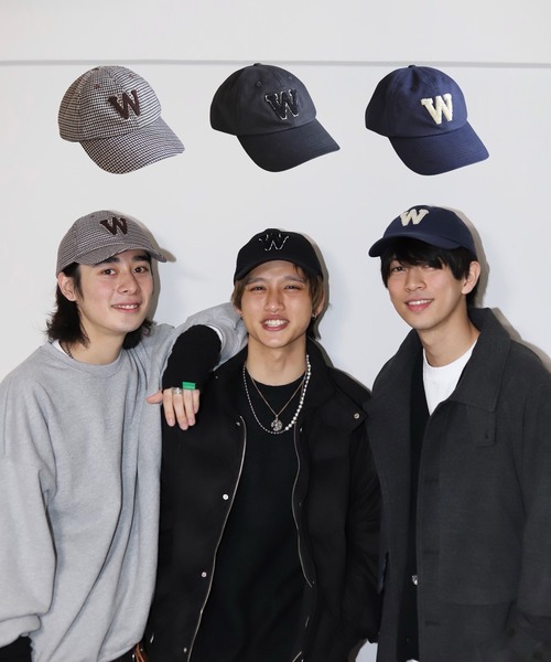 WONDER WONDER（ワンダーワンダー）の「「W」サガラ刺繍ロゴCAP/ ワロタwキャップ（キャップ・メンズ・ブラウン系その他/ネイビー/ブラック・FREE）」の13枚目の写真
