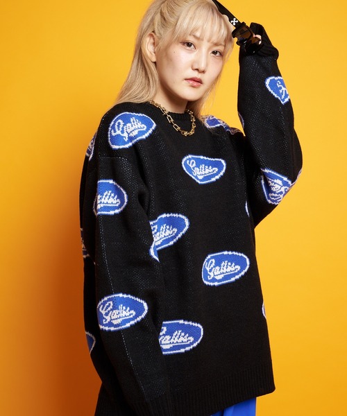 GALLIS ADDICTION（ガリスアディクション）の「GA JACQUARD KNIT CREW 