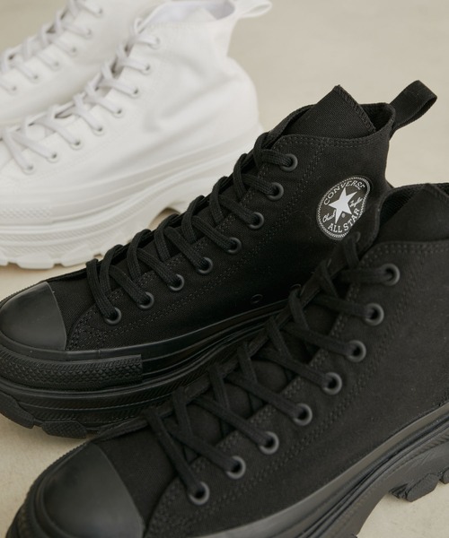 CONVERSE(コンバース)の「【WEB限定】【CONVERS】ALLSTAR 100 TREKWAVE MN HI(スニーカー・レディース・ホワイト/ブラック・23.5cm/24.5cm/24.0cm)」の8枚目の写真