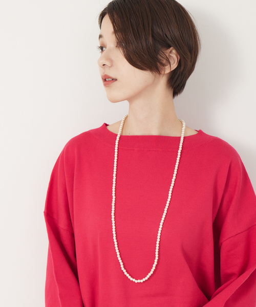 Rouge vif（ルージュヴィフ）の「90ｃｍロングパールネックレス（ネックレス・レディース・その他・フリー）」の2枚目の写真