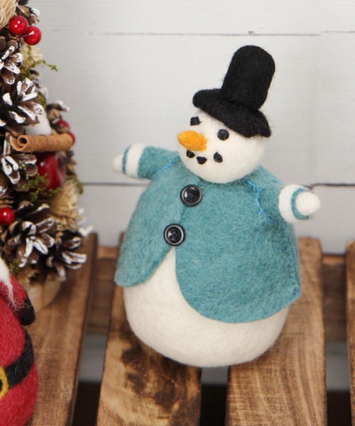 studio CLIP（スタディオクリップ）の「フェルトサンタ&スノーマン