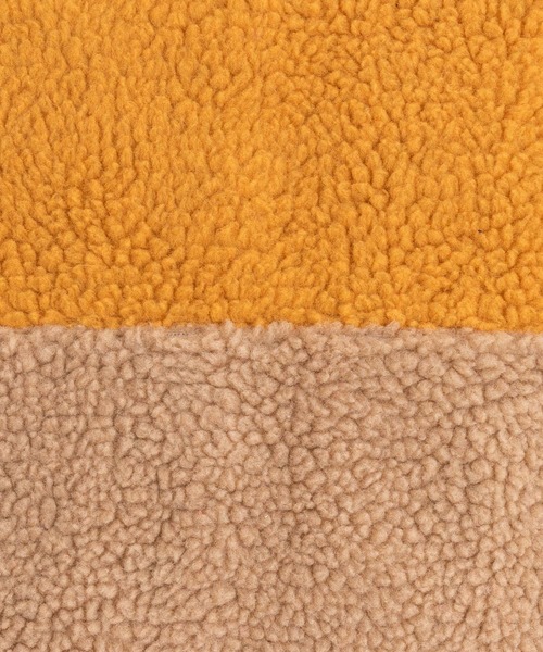 Rocky Monroe（ロッキーモンロー）の「オーバーサイズ ボアフリースブルゾン ジップアップジャケット（ブルゾン・レディース・ブラウン/グレー/グリーン/マスタード/ブラック×グレー/ホワイト×グリーン/ホワイト×ブルー/ホワイト×ブラック/ホワイト×グレー/ブラック×パープル/レッド・L/M/XL）」の19枚目の写真