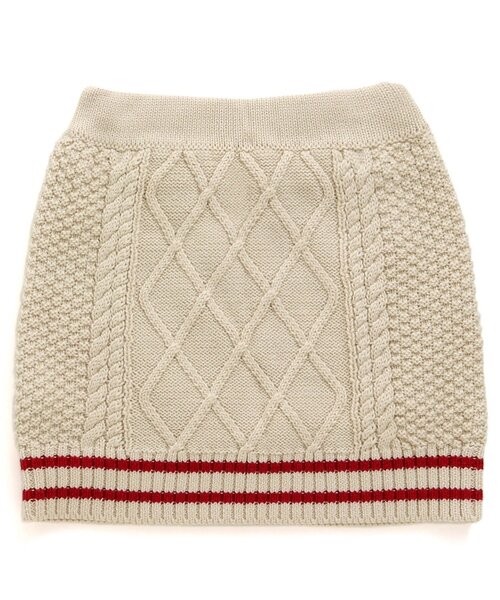 BREEZE（ブリーズ）の「ケーブルニットスカート_ウォッシャブル（スカート・キッズ・アイボリー/ネイビー・140/120/100/90）」の10枚目の写真