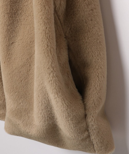 GLOBAL WORK(グローバルワーク)の「ファーベスト/AND YUA ANY/176307(ベスト・キッズ・アイボリー/ベージュ・FREE)」の16枚目の写真