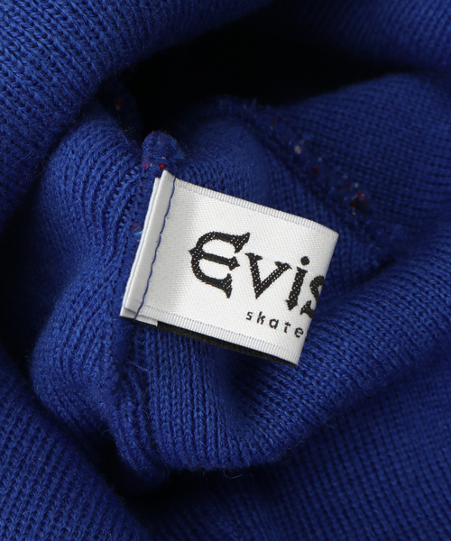 Evisen Skateboards(エビセンスケートボード)の「【EVISEN / エビセン】EVIJO BEANIE(ニットキャップ/ビーニー・メンズ・ブラック/ブルー系その他・FREE)」の6枚目の写真
