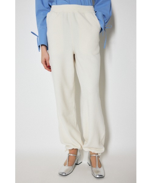 MOUSSY(マウジー)の「FLEECE EASY パンツ(その他パンツ・レディース・オレンジ/ダークネイビー/オフホワイト・1/2)」の14枚目の写真