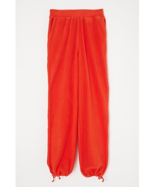 MOUSSY(マウジー)の「FLEECE EASY パンツ(その他パンツ・レディース・オレンジ/ダークネイビー/オフホワイト・1/2)」の6枚目の写真