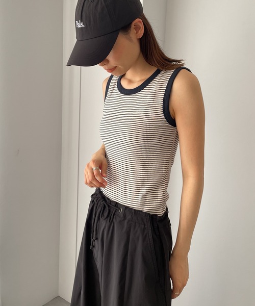 高質で安価 CANAL JEAN（キャナルジーン）の「Miller パネルリブボーダー 下着・アンダーウェア