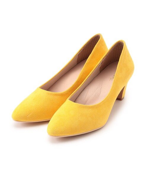 SHOO・LA・RUE(シューラルー)の「◆かかとジェルパンプス(パンプス・レディース・ブラック/サンドベージュ/イエロー・25/35/45)」の3枚目の写真