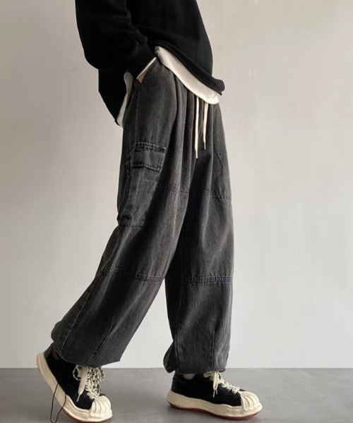 MGV(エムジーヴィー)の「2wayデニムカーゴパンツ(デニムパンツ・メンズ・ブルー/ブラック・MEDIUM/LARGE/X-LARGE)」の13枚目の写真