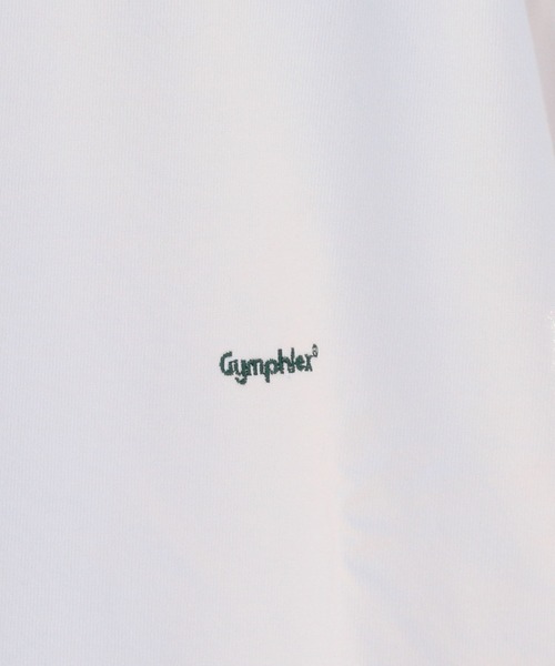 GYMPHLEX（ジムフレックス）の「GYMPHLEX/ジムフレックス　クルーネックロングスリーブTEE　CREWNECK LONGSLEEVE TEE GY-C0102 HWJ（Tシャツ/カットソー・メンズ・チャコールグレー/グリーン/ネイビー/オフホワイト・M/L）」の11枚目の写真
