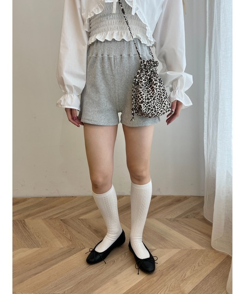 PHILLY（フィリー）の「コンパクトリブショートパンツ（その他パンツ・レディース・パープル/グレー/ブラック・FREE）」の15枚目の写真