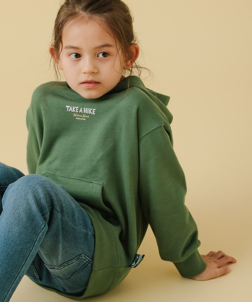 BAYFLOW(ベイフロー)の「【LOOSEMAN×BAYFLOW】パーカー(KIDS)(パーカー・キッズ・ホワイト/グリーン/ベージュ・120cm/130cm/140cm/110cm)」の1枚目の写真