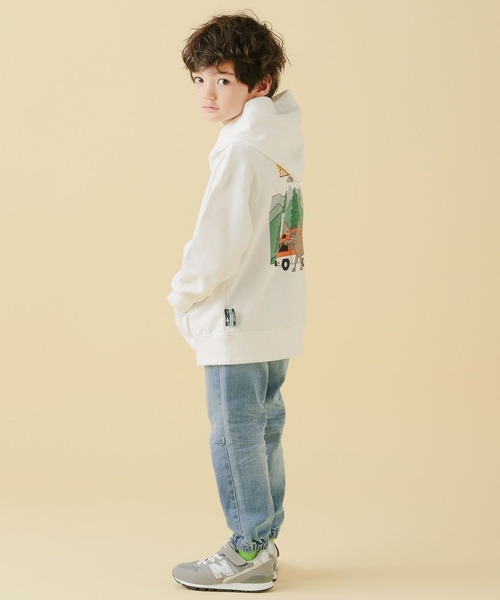 BAYFLOW(ベイフロー)の「【LOOSEMAN×BAYFLOW】パーカー(KIDS)(パーカー・キッズ・ホワイト/グリーン/ベージュ・120cm/130cm/140cm/110cm)」の6枚目の写真