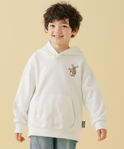 BAYFLOW(ベイフロー)の「【LOOSEMAN×BAYFLOW】パーカー(KIDS)(パーカー・キッズ・ホワイト/グリーン/ベージュ・120cm/130cm/140cm/110cm)」の8枚目の写真