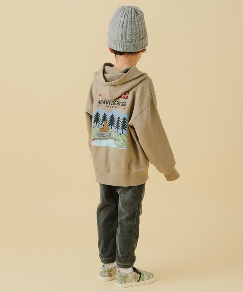 BAYFLOW(ベイフロー)の「【LOOSEMAN×BAYFLOW】パーカー(KIDS)(パーカー・キッズ・ホワイト/グリーン/ベージュ・120cm/130cm/140cm/110cm)」の10枚目の写真