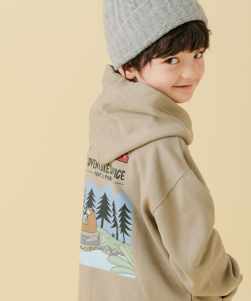 BAYFLOW(ベイフロー)の「【LOOSEMAN×BAYFLOW】パーカー(KIDS)(パーカー・キッズ・ホワイト/グリーン/ベージュ・120cm/130cm/140cm/110cm)」の13枚目の写真