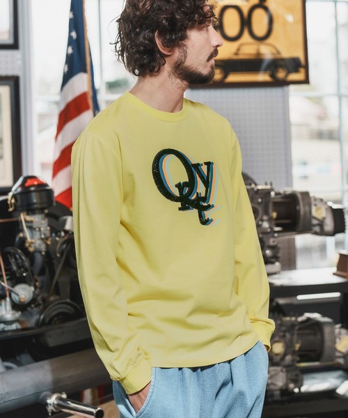 qwerty（クワーティ）の「mlt4173-SEQUINE MBROIDERY LS -SHIRTS Tシャツ（Tシャツ/カットソー・メンズ・ホワイト/イエロー/ブラック・M/L/XL）」の4枚目の写真