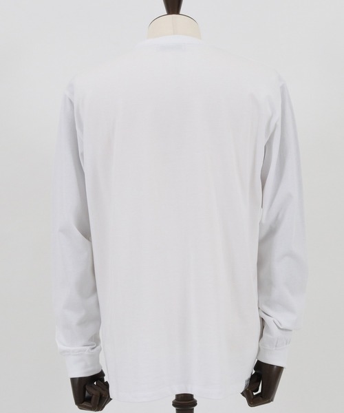 qwerty（クワーティ）の「mlt4173-SEQUINE MBROIDERY LS -SHIRTS Tシャツ（Tシャツ/カットソー・メンズ・ホワイト/イエロー/ブラック・M/L/XL）」の21枚目の写真