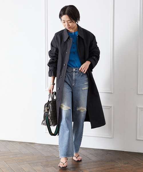 VERMEIL par iena(ヴェルメイユパーイエナ)の「【CORBY’S/コービーズ】別注トレンチコート(トレンチコート・レディース・ブラック/ベージュ・FREE)」の3枚目の写真
