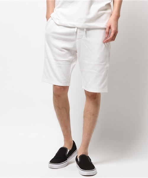 WEGO（ウィゴー）の「WEGO/スウェットイージーショーツ（その他パンツ・メンズ・杢グレー/ブラック系その他/トリコロール/ホワイト/その他1/ネイビー/ブルー系その他/ホワイト系その他・MEDIUM/LARGE/X-LARGE）」の9枚目の写真