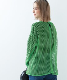 Ray BEAMS | Ray BEAMS / メッシュ ロングスリーブ Tシャツ(Tシャツ/カットソー)