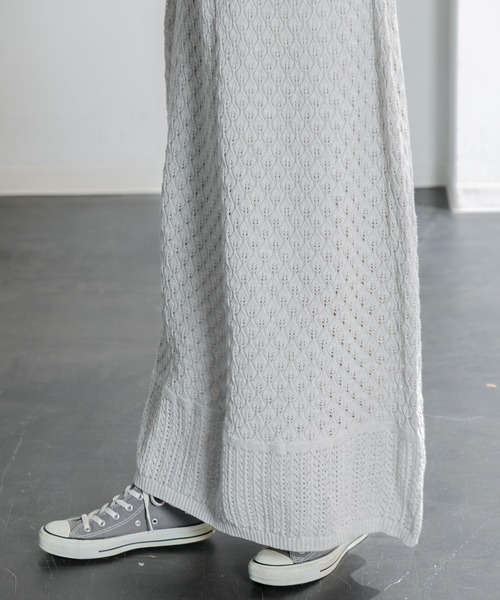 AMERICAN RAG CIE（アメリカンラグシー）の「ニットマキシスカート（スカート・レディース・レッド/グレー・FREE）」の14枚目の写真