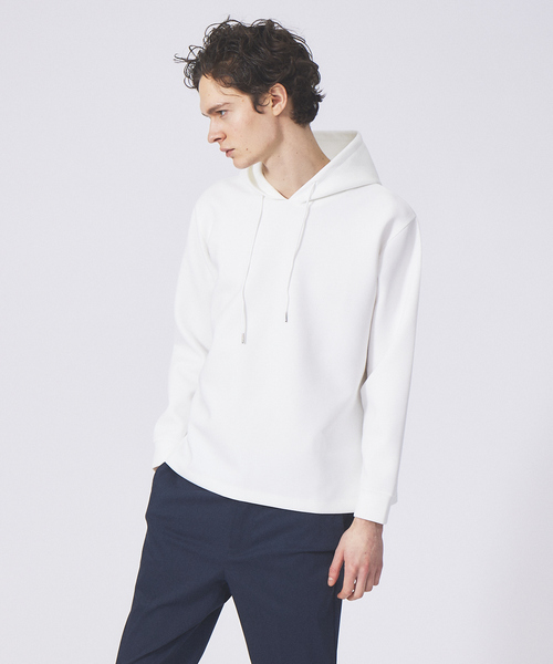 ABAHOUSE GRAY（アバハウスグレイ）の「シルキー ダンボール プルオーバー パーカー（パーカー・メンズ・ホワイト/グリーン/チャコールグレー/グレイッシュブルー/グレイッシュベージュ・46/48）」の20枚目の写真