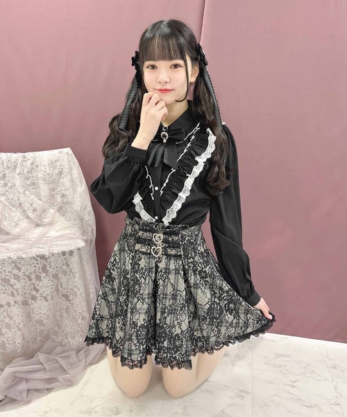 ROJITA(ロジータ)の「ラッフルフリル配色ブラウス(シャツ/ブラウス・レディース・ホワイト/ピンク/ブラック・FREE)」の19枚目の写真