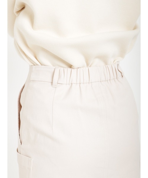 Te chichi（テチチ）の「ロングカーゴスカート（スカート・レディース・オフホワイト/カーキ/チャコール・ﾌﾘ-）」の14枚目の写真