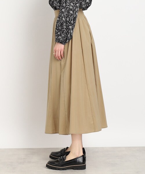 DRESKIP(ドレスキップ)の「◆【一枚で着映え】コットンナイロンフレアースカート(スカート・レディース・グリーン/ピンク系/サンドベージュ/ブラック・02/04/03)」の17枚目の写真