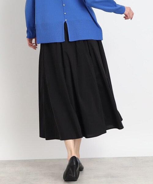 DRESKIP(ドレスキップ)の「◆【一枚で着映え】コットンナイロンフレアースカート(スカート・レディース・グリーン/ピンク系/サンドベージュ/ブラック・02/04/03)」の18枚目の写真