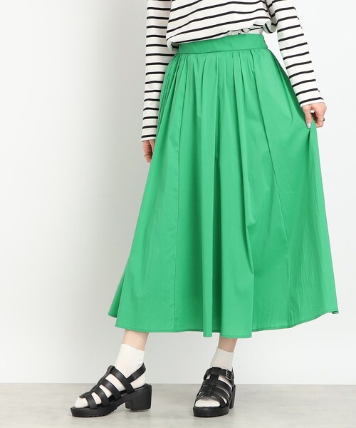 DRESKIP(ドレスキップ)の「◆【一枚で着映え】コットンナイロンフレアースカート(スカート・レディース・グリーン/ピンク系/サンドベージュ/ブラック・02/04/03)」の22枚目の写真