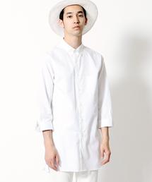 MONKEY TIME | ＜monkey time＞ ∴ 100/2 ロングシャツ  クォータースリーブ ◆(シャツ/ブラウス)