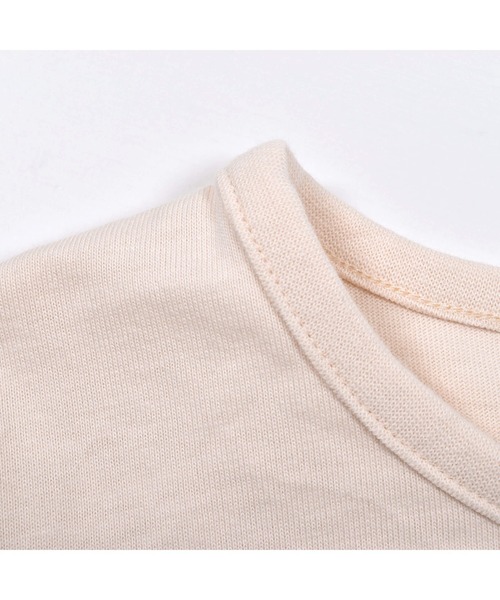 Noeil aime BeBe(ノイユエイムベベ)の「Noeil aime BeBe/後ろ ギャザー マカロン 天竺 Tシャツ (80~130cm)(Tシャツ/カットソー・キッズ・ベージュ/パープル・110/80/90/130/120/100)」の19枚目の写真