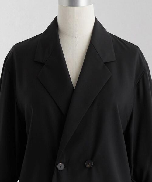 LOEFF（ロエフ）の「＜LOEFF＞ W トロピカル クロップド ジャケット（テーラードジャケット・レディース・ブラック/グレー・0/1）」の9枚目の写真