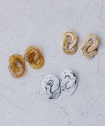 Isn't She?（イズントシー）の「マーブルチエーンピアス（ピアス（両耳用））」