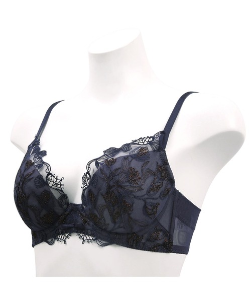mignon la vie a duex(ミニヨン ラヴィアドゥ)の「【Shell&Tulip/シェル&チューリップ】ブラジャー 単品(ブラジャー・レディース・ライトブラウン/ネイビー/イエロー・B70/B75/B80/C65/C70/C75/C80/D65/D70/D75/D80/E65/E70/E75/F65/F70/F75)」の18枚目の写真