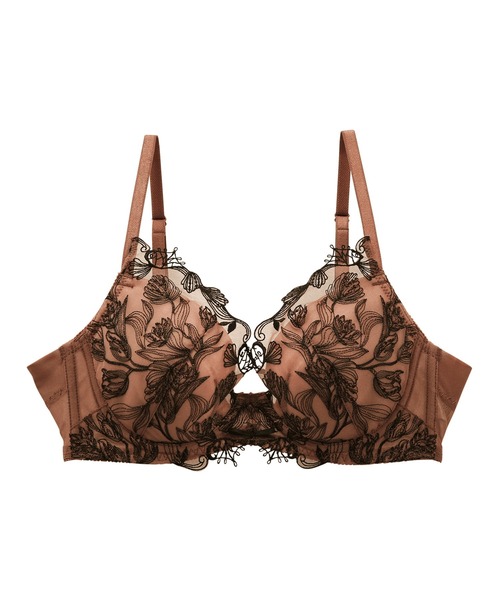 mignon la vie a duex(ミニヨン ラヴィアドゥ)の「【Shell&Tulip/シェル&チューリップ】ブラジャー 単品(ブラジャー・レディース・ライトブラウン/ネイビー/イエロー・B70/B75/B80/C65/C70/C75/C80/D65/D70/D75/D80/E65/E70/E75/F65/F70/F75)」の21枚目の写真