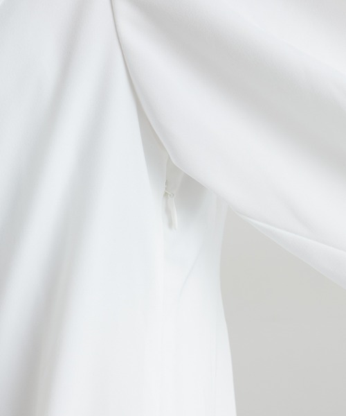 natural couture（ナチュラルクチュール）の「オケージョン対応可能 / ビンテージモチーフレース切替ワンピース（ドレス・レディース・オフホワイト/モカ/イエロー・FREE）」の10枚目の写真