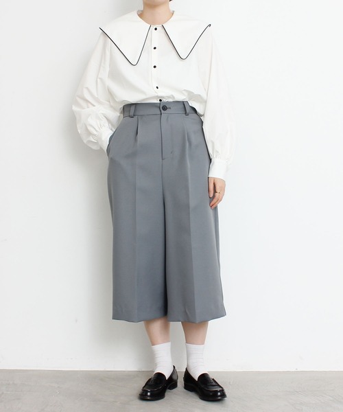IamIinfact…アイアムアイインファクトサルエルパンツ I am I in fact（アイアムアイインファクト）の「SATIN