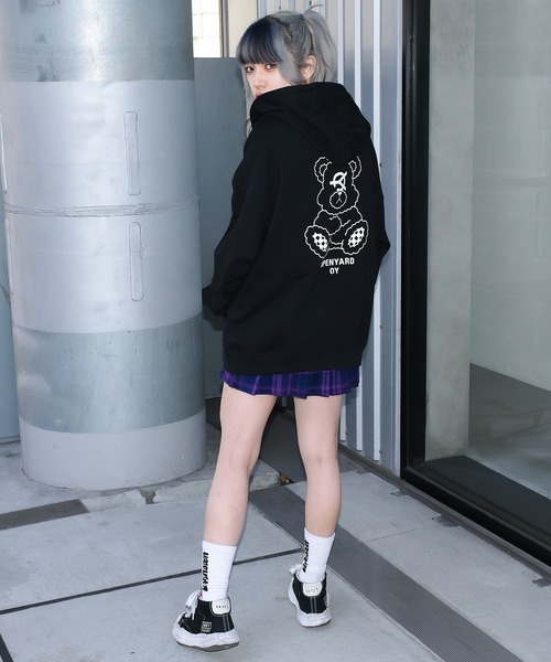 OY(オーワイ)の「『OY/オーワイ』ODOLLY HOODIE ZIP UP/オードリーフーディージップアップ(パーカー・メンズ・グレー/ブラック/ブルー・FREE)」の9枚目の写真