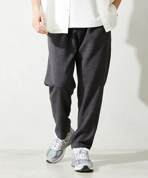 JOURNAL STANDARD relume（ジャーナルスタンダード　レリューム）の「TEC CANVAS ワイドイージーパンツ（スラックス・メンズ・アイボリー/クリアブルー/ブラウン系その他/ブラック・LARGE/SMALL/MEDIUM）」の15枚目の写真